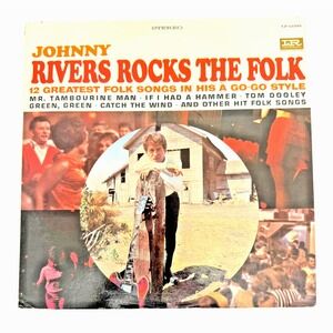 Johnny Rivers – Rocks the Folk LP Vinyl Folk Rock Imperial Records